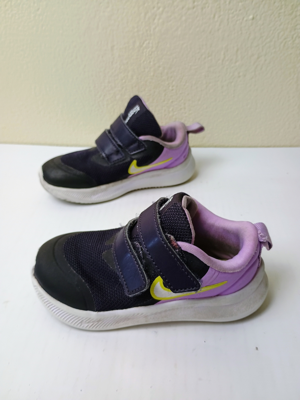 Nike Star Runner 7M Baby Infant Cave Purple Lilac Hook-and-Loop Sneakers